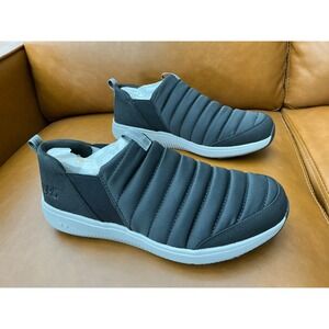 Ryka Pursuit‎ Slip On Sneakers Womens 9 Wide Black New Quilted Walking Shoes